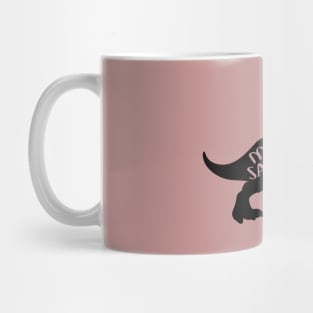 Mamasaurus Dinosaur Birthday Dinosaur Parents Mug